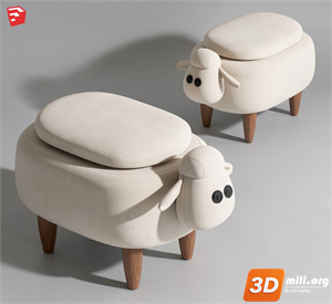 Kid's table and chairs Skp Files 